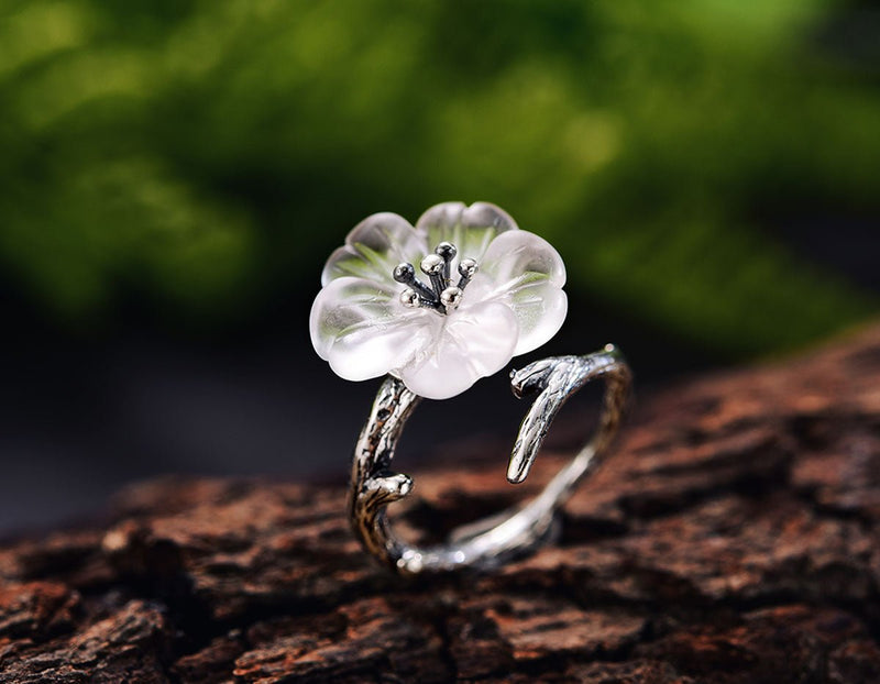 Flower In the Rain Ring Ring - FaunaFloral