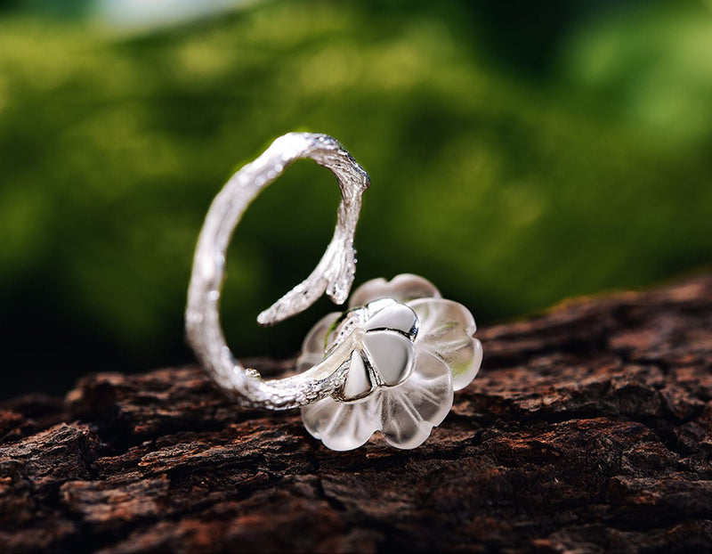 Flower In the Rain Ring Ring - FaunaFloral