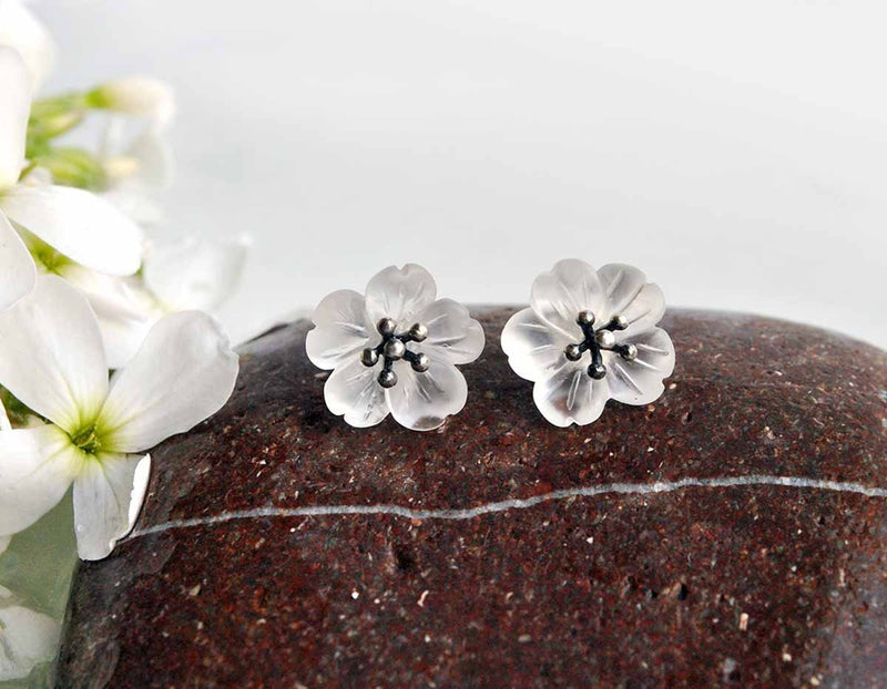 Flower in the Rain Stud Earring - FaunaFloral