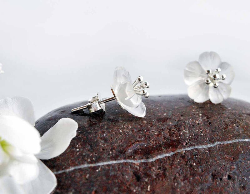 Flower in the Rain Stud Earring - FaunaFloral