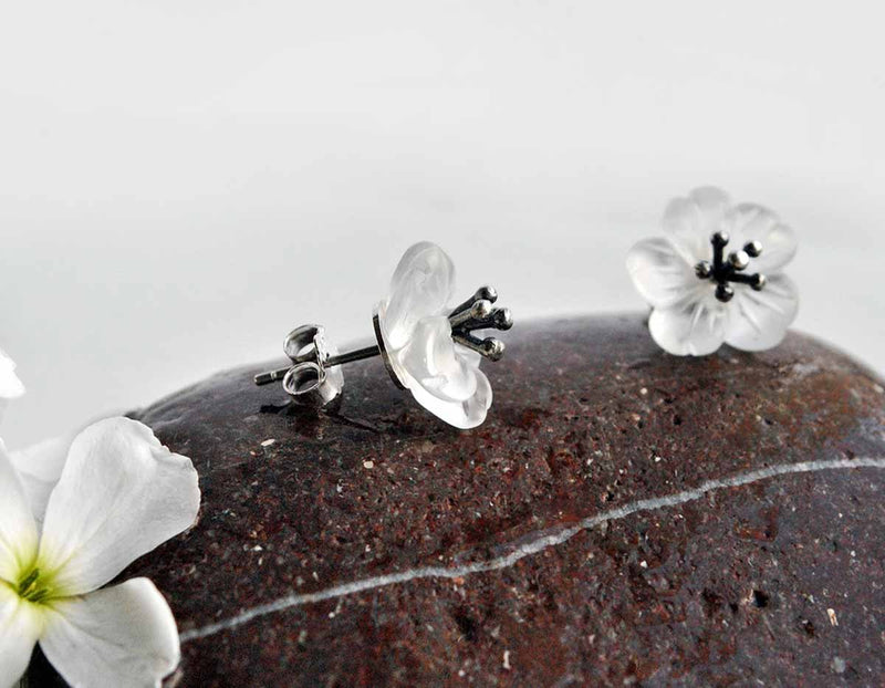 Flower in the Rain Stud Earring - FaunaFloral