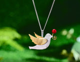 Flying Pigeon Pendant Pendant - FaunaFloral