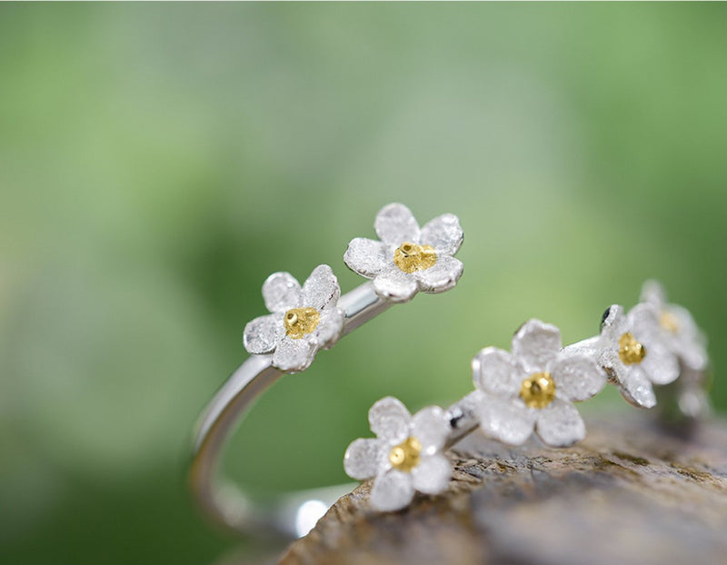 Forget - me - not Flower Ring Ring - FaunaFloral