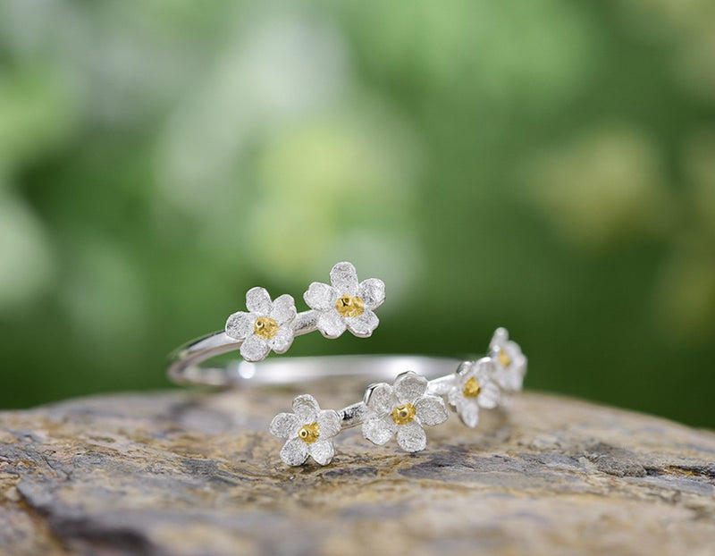 Forget - me - not Flower Ring Ring - FaunaFloral