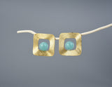 Freeform Square Stud Earring Earring - FaunaFloral