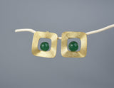 Freeform Square Stud Earring Earring - FaunaFloral