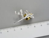 Freesia Flower Brooch Brooch - FaunaFloral