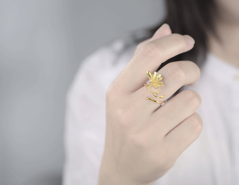 Freesia Flower Ring Ring - FaunaFloral