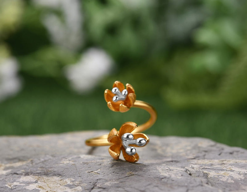 Fresh Blooming Flower Ring Ring - FaunaFloral