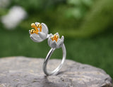 Fresh Blooming Flower Ring Ring - FaunaFloral