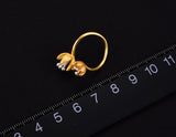 Fresh Blooming Flower Ring Ring - FaunaFloral