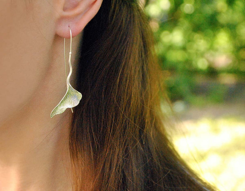 Gingko Leaf Earring Earring - FaunaFloral