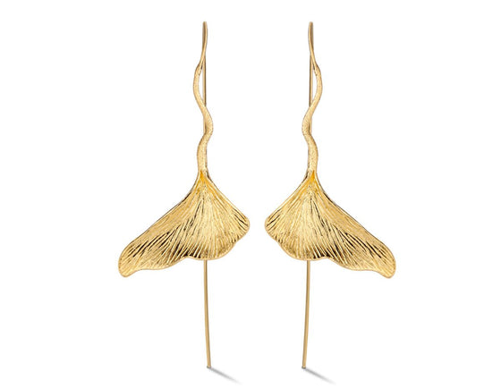 Gingko Leaf Earring Earring - FaunaFloral