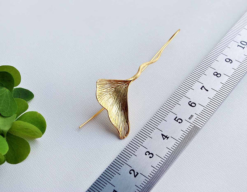 Gingko Leaf Earring Earring - FaunaFloral