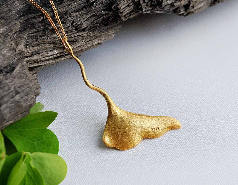 Gingko Leaf Pendant Pendant - FaunaFloral