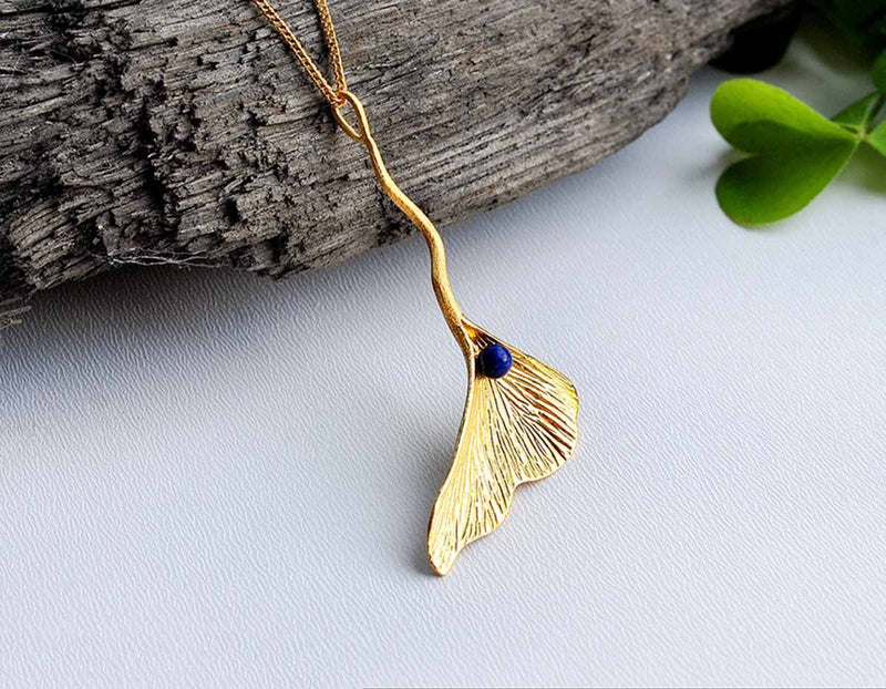 Gingko Leaf Pendant Pendant - FaunaFloral