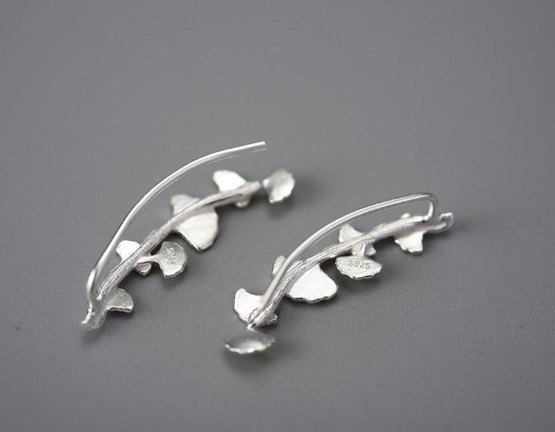 Gingko Leaves Stud Earrings Earring - FaunaFloral