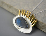 Golden Eyelashes Pendant Pendant - FaunaFloral