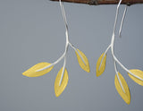 Golden Leaves Earring Earring - FaunaFloral