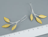 Golden Leaves Earring Earring - FaunaFloral