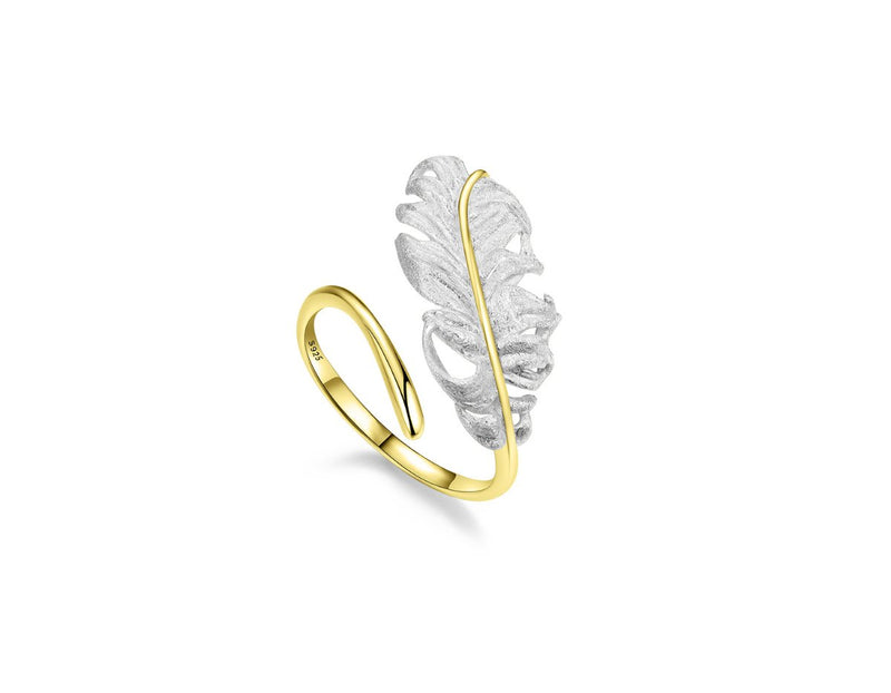 Goose Feather Ring Ring - FaunaFloral