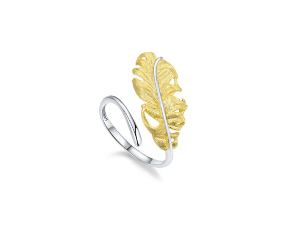 Goose Feather Ring Ring - FaunaFloral