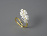 Goose Feather Ring Ring - FaunaFloral