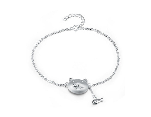 Greedy Cat and Fish Bracelet Bracelet - FaunaFloral