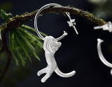 Hanging Cat Earring Earring - FaunaFloral