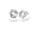 Hexagon Stud Earring Earring - FaunaFloral