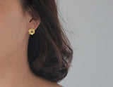 Hexagon Stud Earring Earring - FaunaFloral