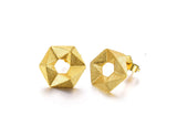 Hexagon Stud Earring Earring - FaunaFloral