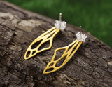 Hollow Butterfly Wings Earring Earring - FaunaFloral