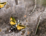 Honeybee Dangle Earring Earring - FaunaFloral