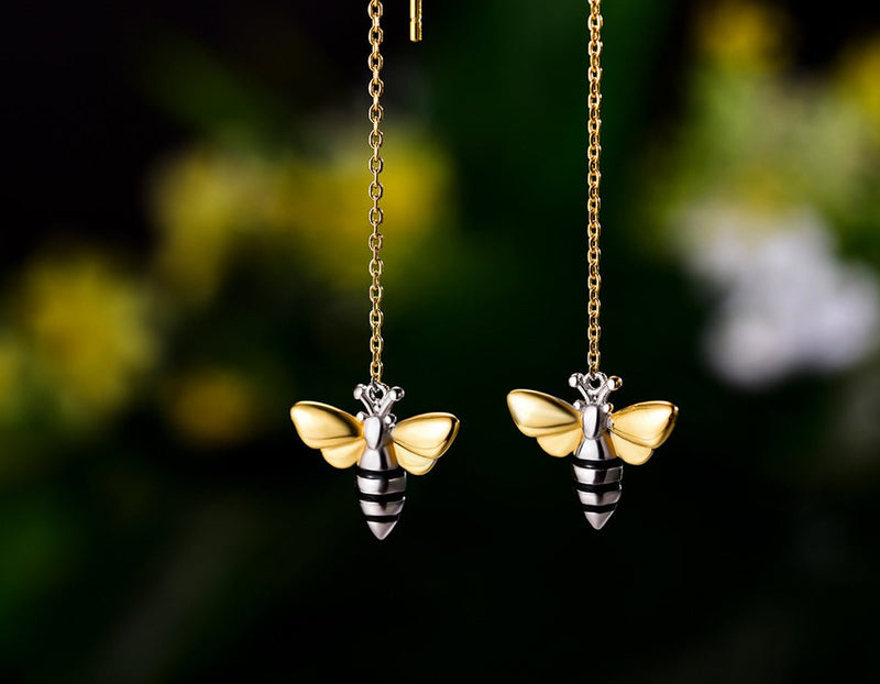 Honeybee Dangle Earring Earring - FaunaFloral