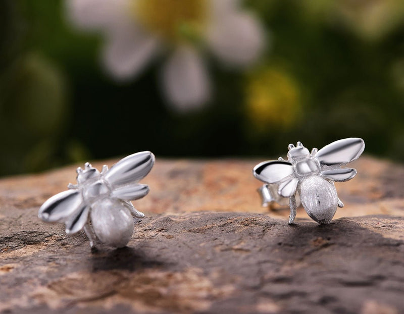 Honeybee Earring Stud Earring - FaunaFloral