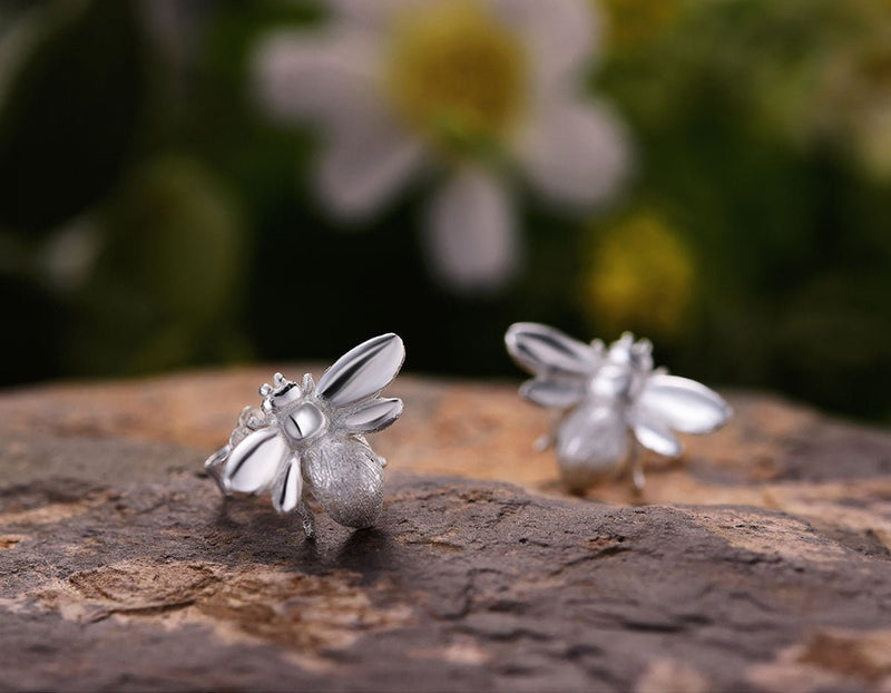 Honeybee Earring Stud Earring - FaunaFloral