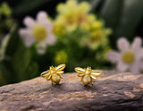 Honeybee Earring Stud Earring - FaunaFloral