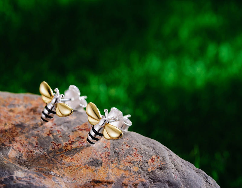 Honeybee Earrings Earring - FaunaFloral