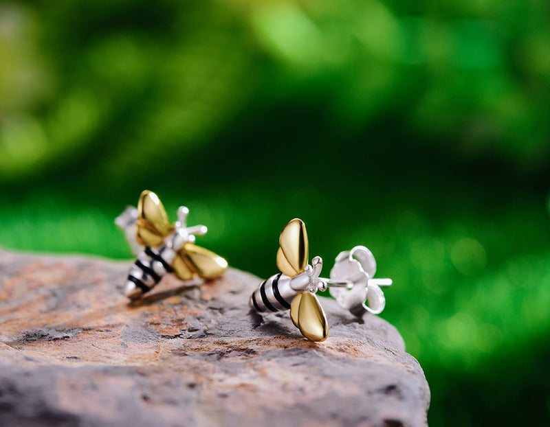 Honeybee Earrings Earring - FaunaFloral