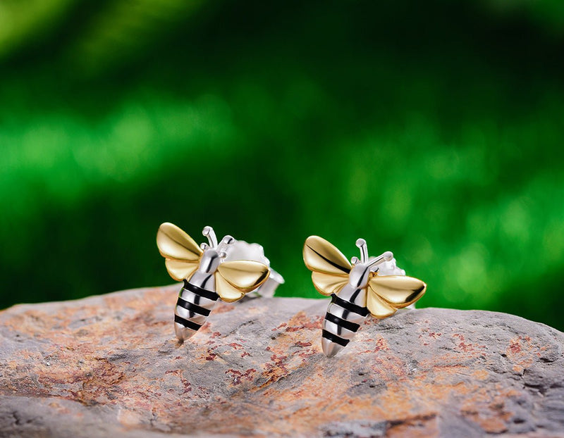 Honeybee Earrings Earring - FaunaFloral