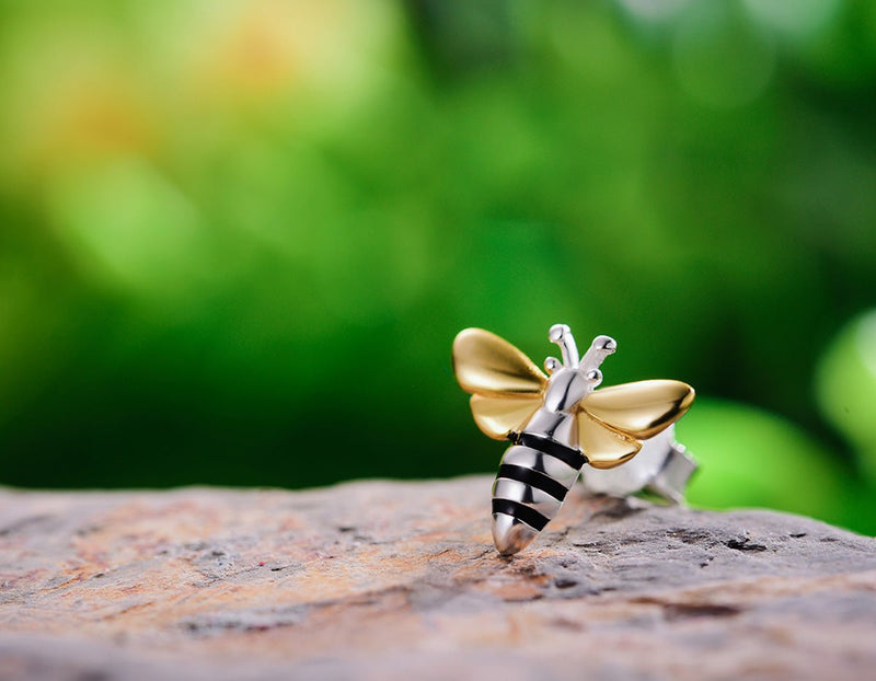 Honeybee Earrings Earring - FaunaFloral