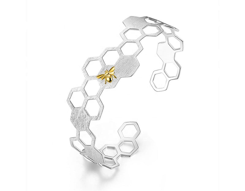 Honeycomb Bangle Bangle - FaunaFloral