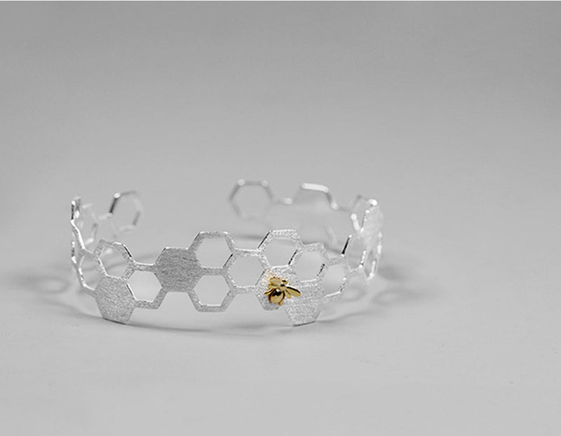 Honeycomb Bangle Bangle - FaunaFloral