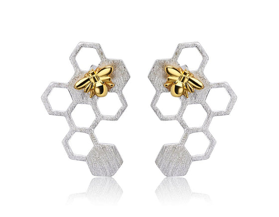 Honeycomb Earring Earring - FaunaFloral