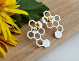 Honeycomb Earring Earring - FaunaFloral