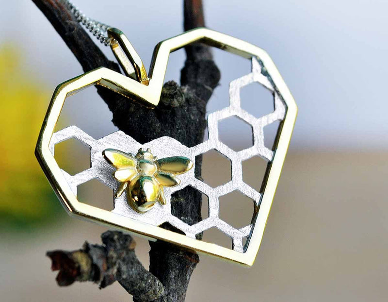 Honeycomb Pendant Pendant - FaunaFloral