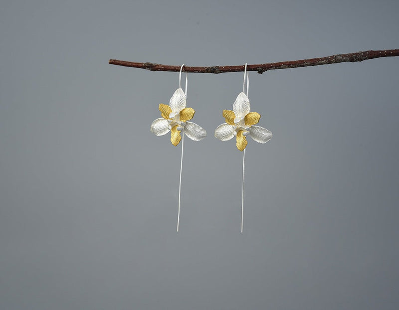 Iris Flower Earring Earring - FaunaFloral