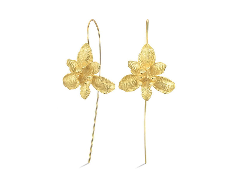 Iris Flower Earring Earring - FaunaFloral