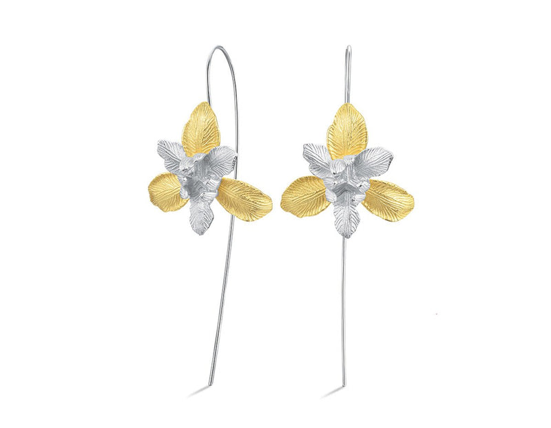 Iris Flower Earring Earring - FaunaFloral